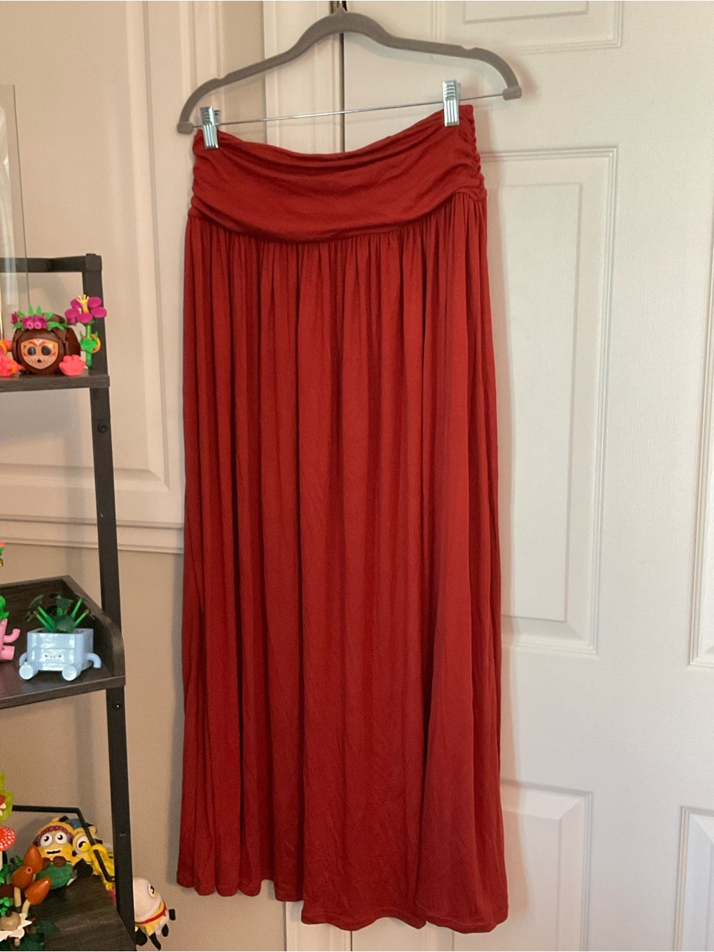Halara Red Maxi Skirt – Size M Regular ❤️
